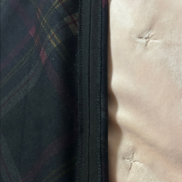 Max Studio Dark Plaid A-Line Skirt - Picture 5 of 5